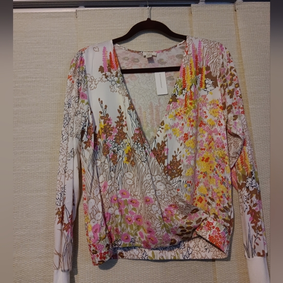 ANTHROPOLOGIE TINY floral top NWT small - Picture 6 of 11